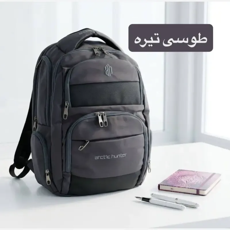 کوله پشتی اسپرت و مدرسه دانشگاه جنس کتان ابعاد 50 در 30 در 15 سانتیمتر