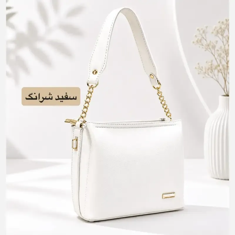 کیف زنانه چرم مصنوعی دستی و دوشی رسمی و روزمره