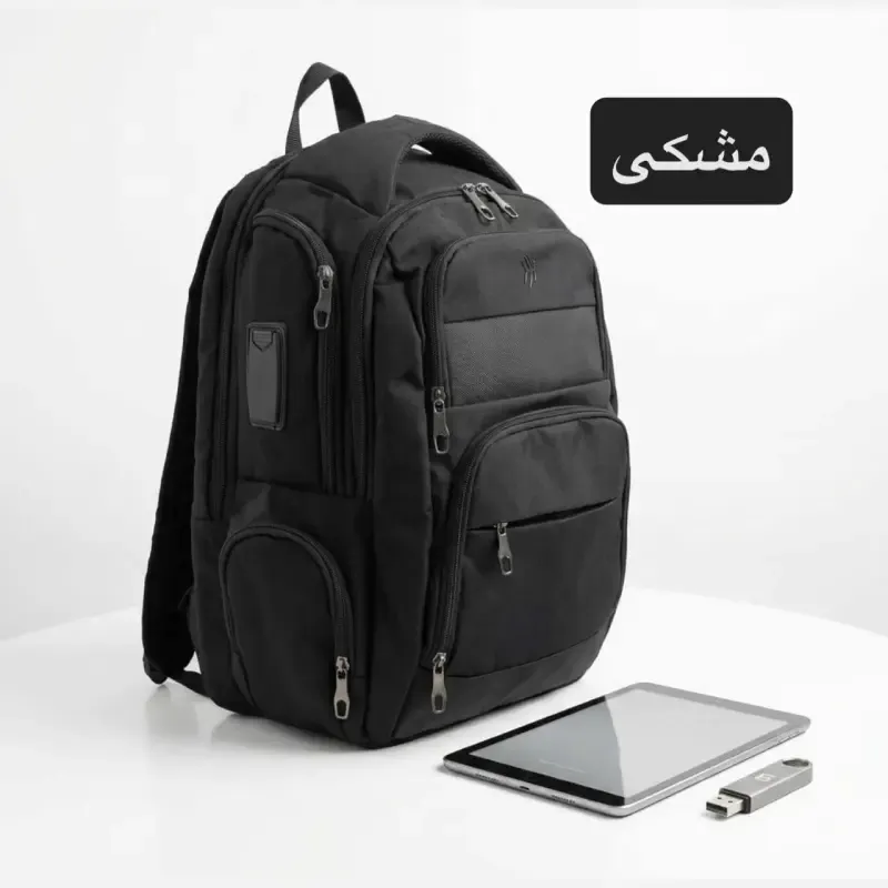 کوله پشتی اسپرت و مدرسه دانشگاه جنس کتان ابعاد 50 در 30 در 15 سانتیمتر